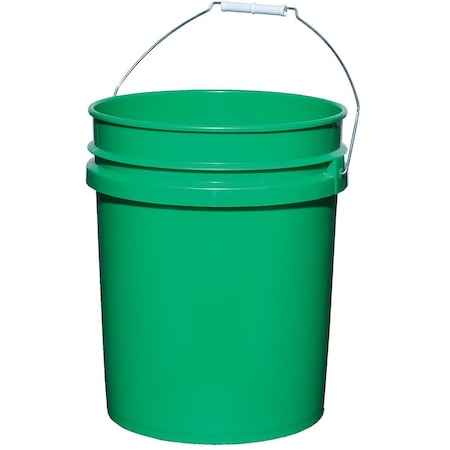 Basco 5 Gallon Open Head Red Plastic Pail N2150R-CD